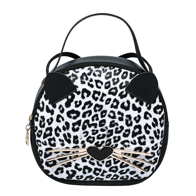 Wholesale Leather Leopard Cat Bag